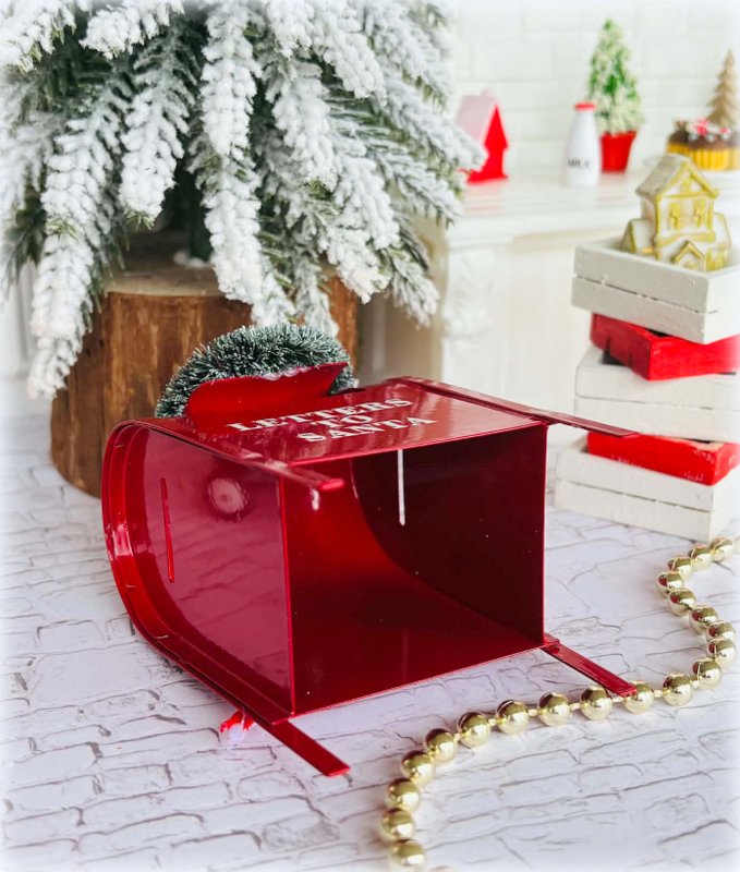 Red Letters to Santa Mailbox