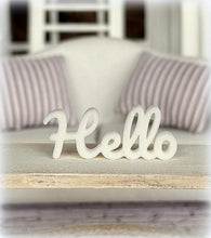 HELLO Tabletop Sign - Miniature