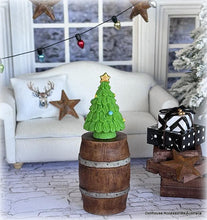 Mini Christmas Tree with Star - Light Green - Miniature