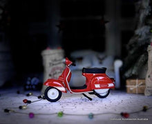 Dollhouse Miniature Scooter Red