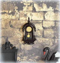 Black Wall Clock - Miniature