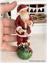 Thoughtful Santa Claus Figure - 12 cm high - Miniature