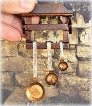 Hanging Vintage Kitchen Pots - Miniature