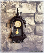 Black Wall Clock - Miniature