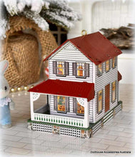 Hallmark Ornament Tin Farm house dollhouse nursery