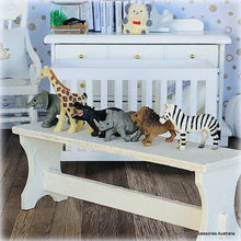 Dollhouse miniature nursery safari animals