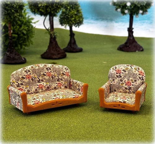 Sylvanian Families Armchair and Sofa - Pre-owned