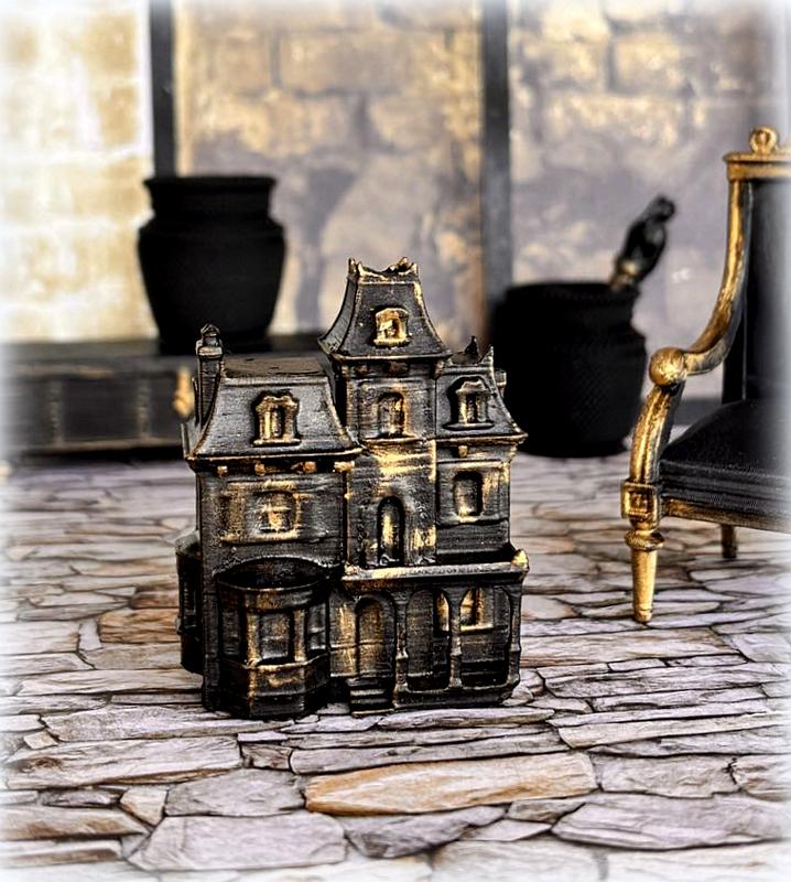 Dollhouse gothic mini beacon hill addams family