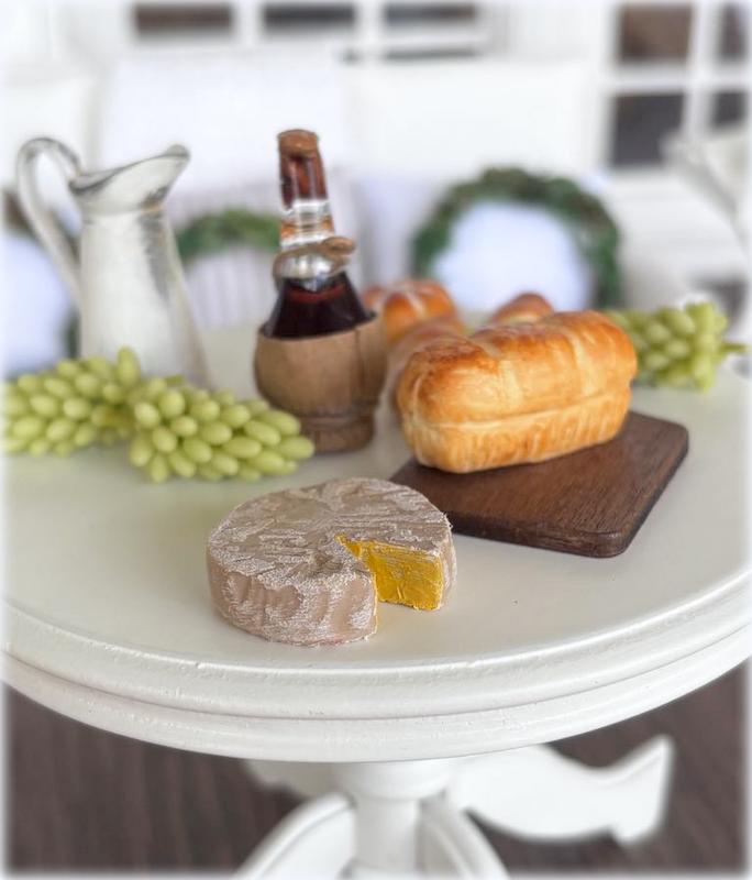 Brie Cheese Wheel - 2cm diameter - Miniature