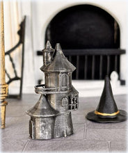Dollhouse haunted turret witch house mini  cm apothecary