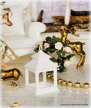 Dollhouse white lantern Christmas light