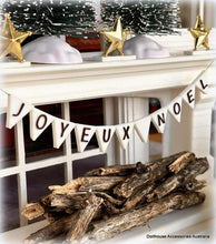 Hanging Bunting - Joyeux Noel - Miniature