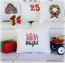 White Cushion - Silent Night - Miniature