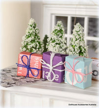 Dollhouse Miniature wrapped parcel gifts presents
