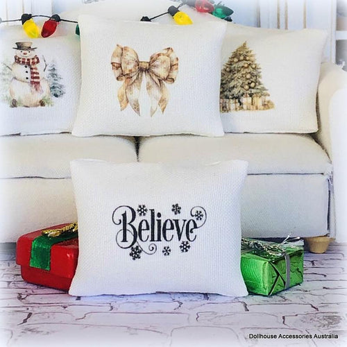 White Cushion - Believe - Miniature