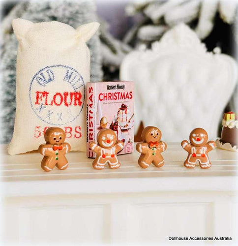 Dollhouse Christmas Gingerbread men