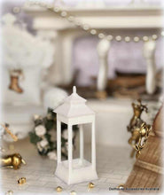 Dollhouse White lantern Christmas candles