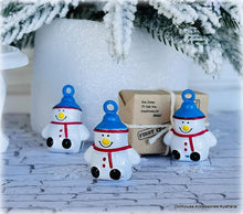 Snowman Rattle Ornament - Miniature