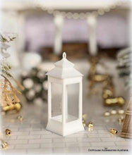 Dollhouse White lantern Christmas candles