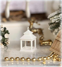 Dollhouse white lantern Christmas light