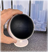 Ball Chair - Black and White - Miniature