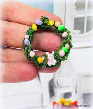 Dollhouse Easter Egg decor wreath
