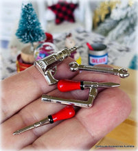 Red Handyman's Tools with Drill Set - Miniature