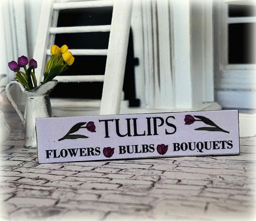 Dollhouse Tulips Sign market for sale