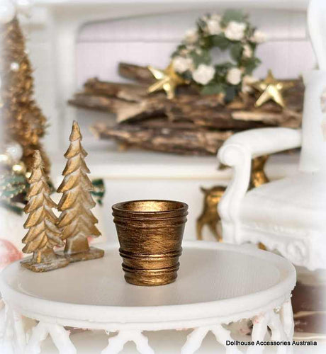 Dollhouse Small Gold pot