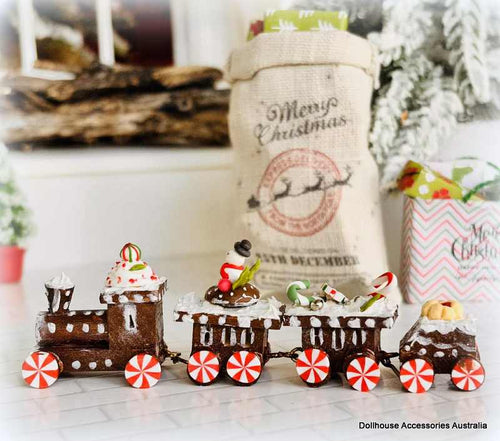 Gingerbread Train - Miniature