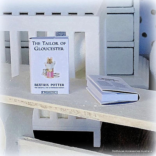 Dollhouse miniature book Tailor of Gloucester classic 