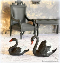 Dollhouse black swans halloween apothecary haunted house