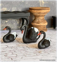 Dollhouse black swans halloween apothecary haunted house