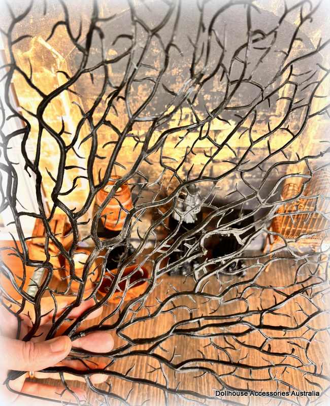 Black Large Tree Branch - Miniature