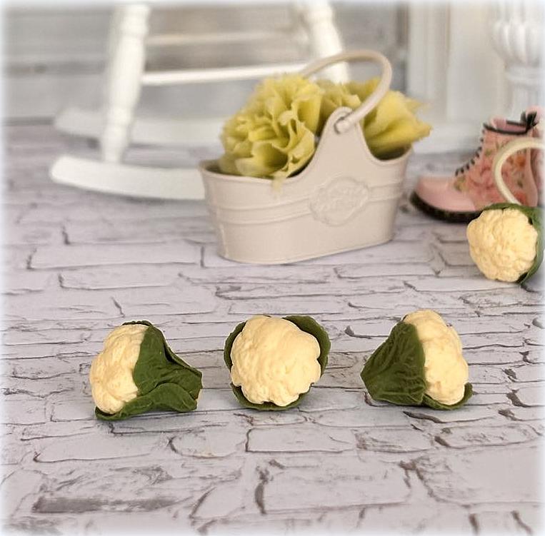 Cauliflower - Set of 3 - Miniature