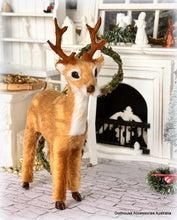 Dollhouse miniature christmas reindeer Shop