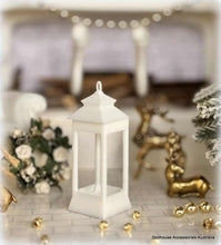 Dollhouse White lantern Christmas candles