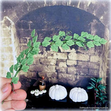 Dollhouse Miniature Green Vine leaves