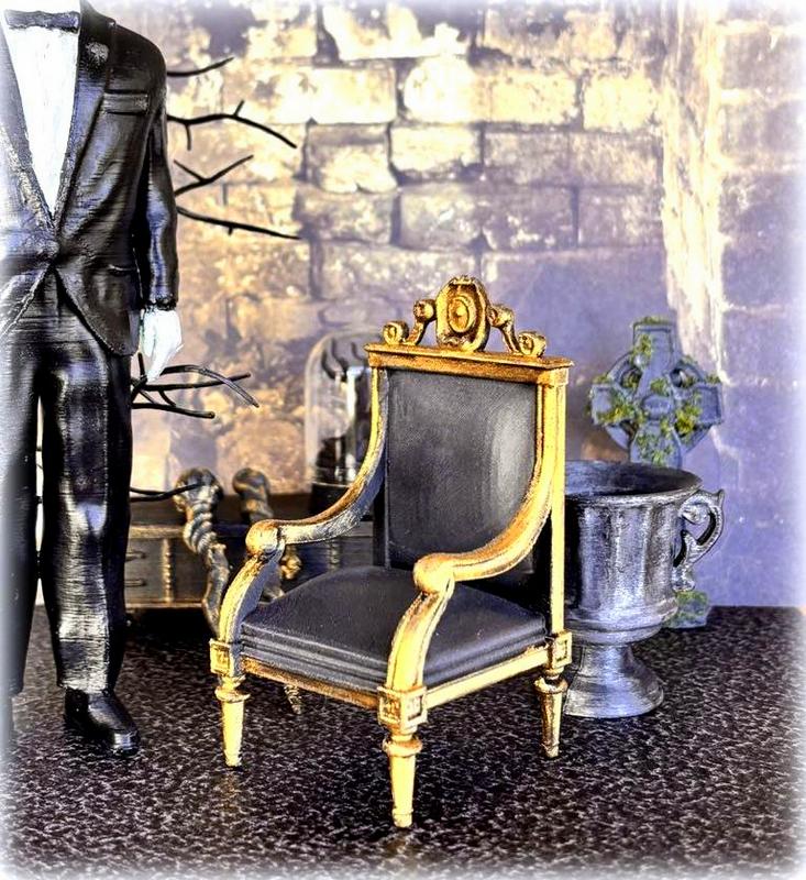 Apothecary Throne Chair - Miniature