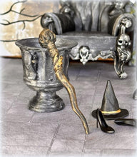 Dollhouse halloween witch wand walking stick apothecary haunted house