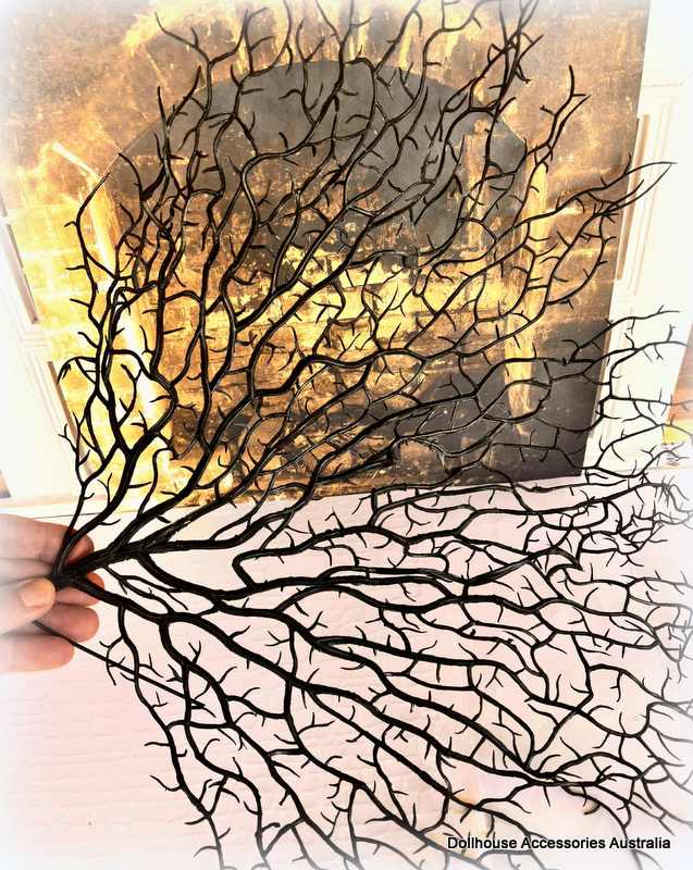 Black Large Tree Branch - Miniature