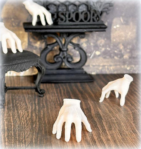 dollhouse halloween creepy hand  spooky gothic haunted dollhouse
