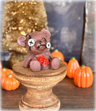 Dollhouse miniature haunted house old bear
