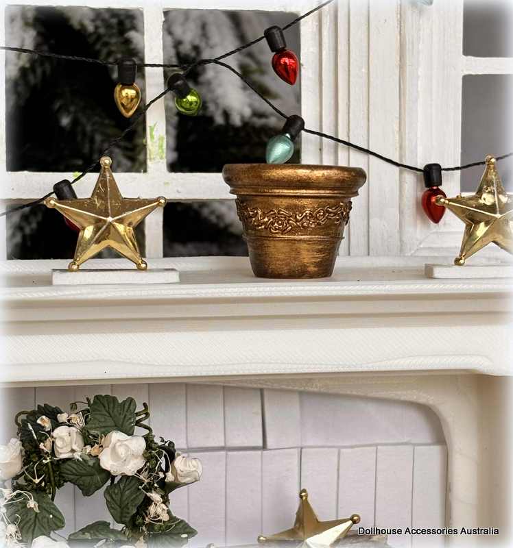Gold Swag Planter Pot - Medium - 2 cm