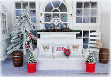 Snow-Flocked Tree in Red Pot - Miniature