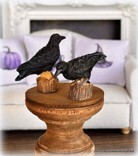 Pair of Black Crows - Miniature