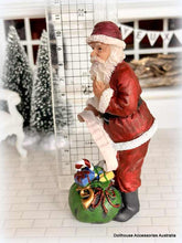 Thoughtful Santa Claus Figure - 12 cm high - Miniature