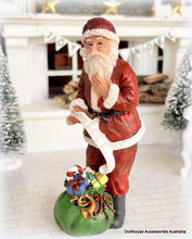 Thoughtful Santa Claus Figure - 12 cm high - Miniature