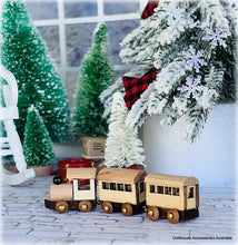 Wooden Toy Train Set - Miniature