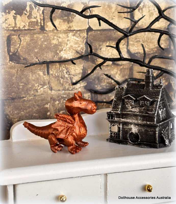 Dollhouse miniature nursery toy dragon